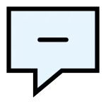 Message Minus SVG Icon